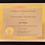 Certificate of Advanced Study in Psychoanalytic Psychotherapy
